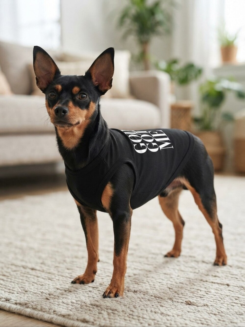 God Got Me Black Dog Shirt Tee Puppy Clothes Pet Apparel Size S